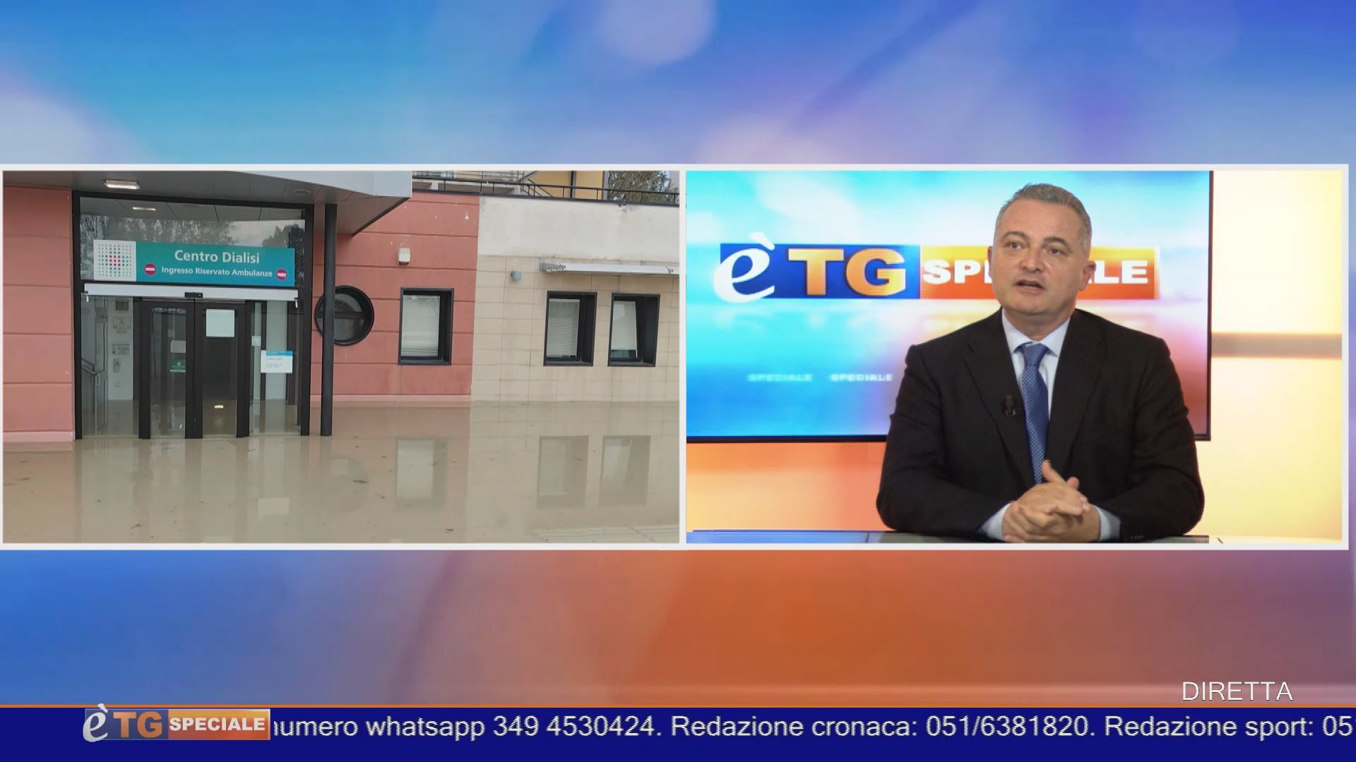 L’alluvione colpisce anche l’ospedale di Bentivoglio. Il punto dell’assessore Donini