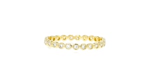 .25 ct. t.w. Bezel-Set Lab-Grown Diamond Eternity Band in 14kt Yellow Gold