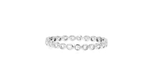 .25 ct. t.w. Bezel-Set Lab-Grown Diamond Eternity Band in 14kt White Gold