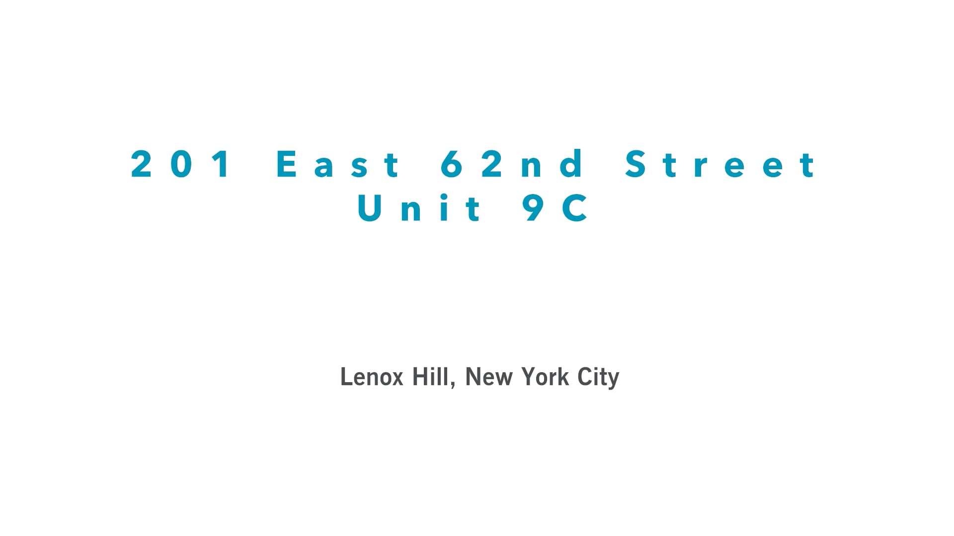 201 East 62nd Street - Unit 9C