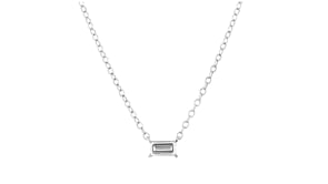.20 Carat Baguette Lab-Grown Diamond Necklace in 14kt White Gold