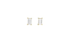 .20 ct. t.w. Baguette Lab-Grown Diamond Stud Earrings in 14kt Yellow Gold