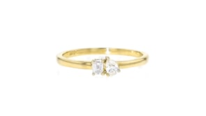 .20 ct. t.w. Lab-Grown Diamond Toi et Moi Ring in 14kt Yellow Gold