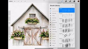 Procreate Watercolor Wood Texture, a Brush Add-On by HopeArtIllustration (Thumbnail 8 of 8)