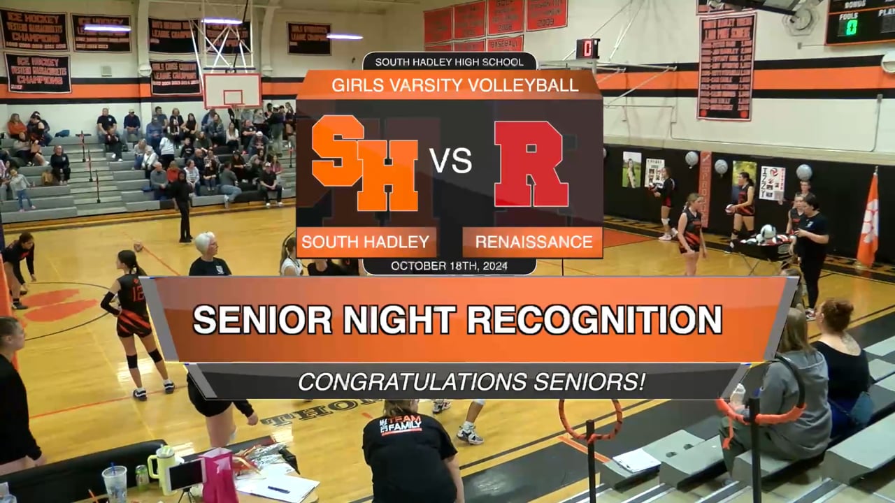 SHHS Girls Volleyball - Senior Night: 10/18/2024