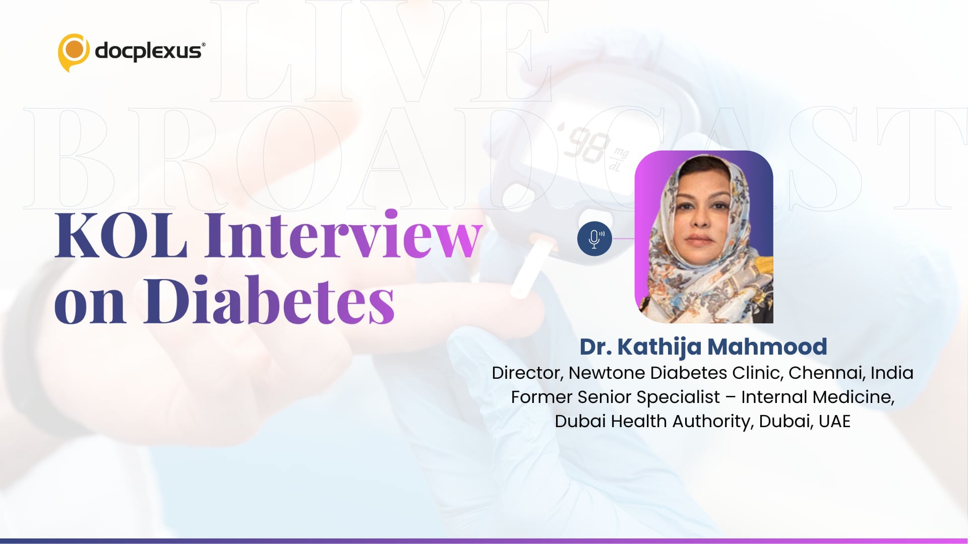 KOL Interview on Diabetes