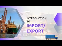 Module 1: Introduction to Import/Export