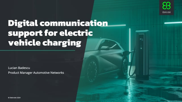 Digital communication support for EV charging in a Classic Autosar environment