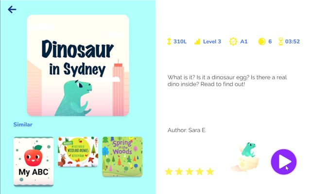 Dinosaur In Sydney - Week 4 - Book 3