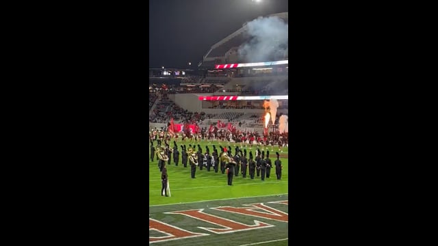 Pregame: Aztec Football Team Entrance