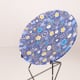 BLOOM Murano Display Plate with Blue Murrine and Metal Stand video