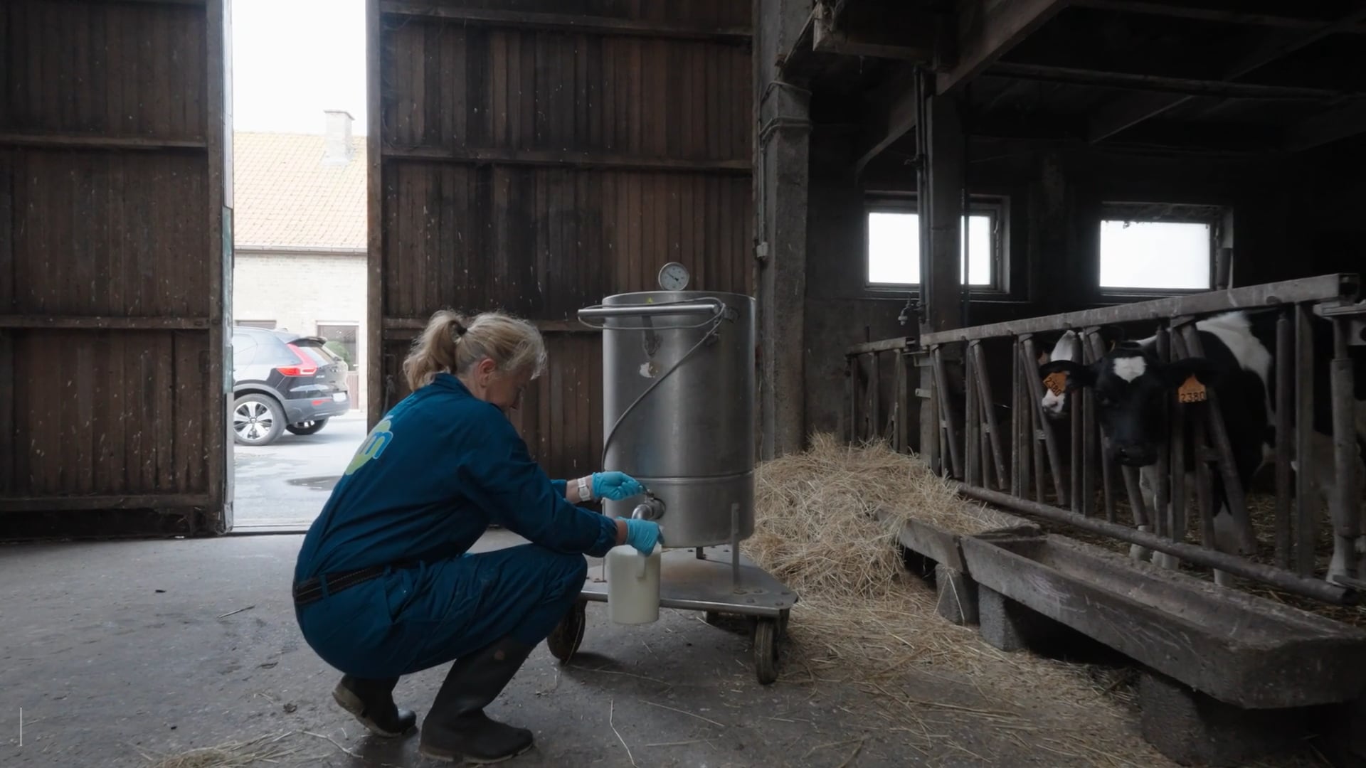 From Office to Dairy Barn with Katrien and Pieter