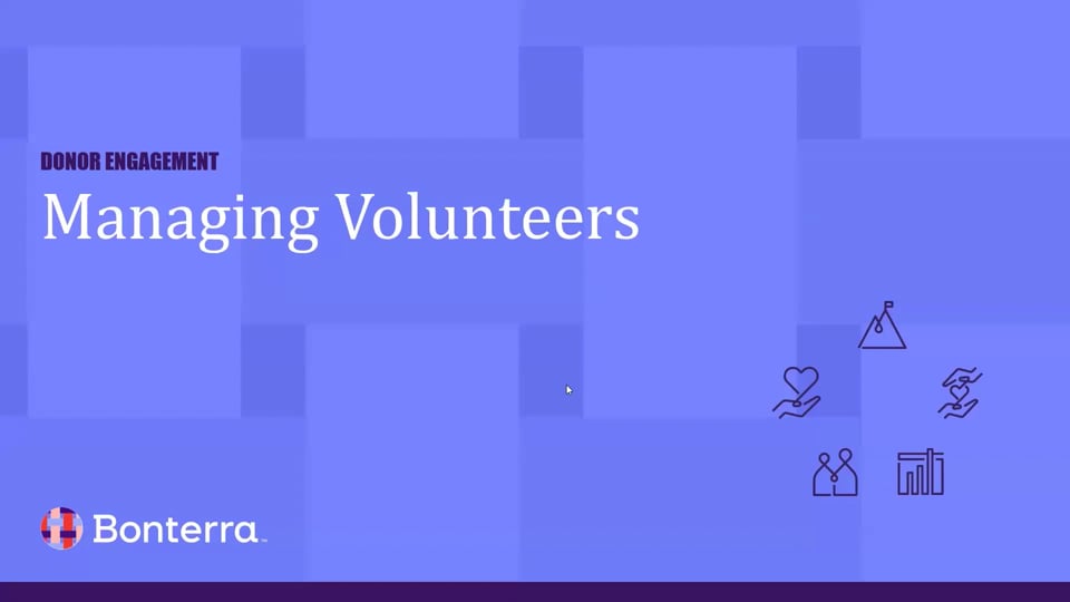 Managing Volunteers