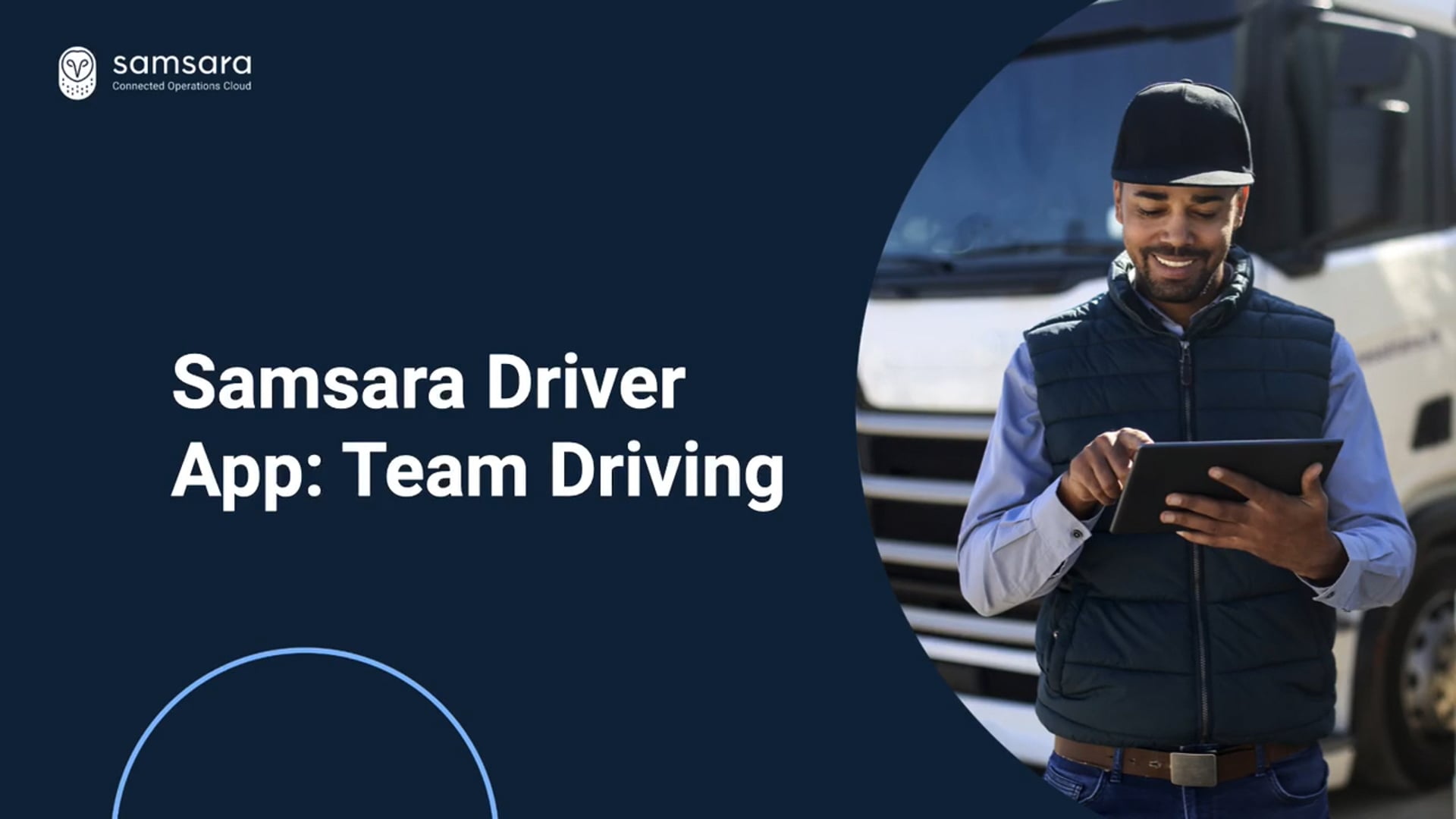 Samsara Driver App HOS: Team Driving