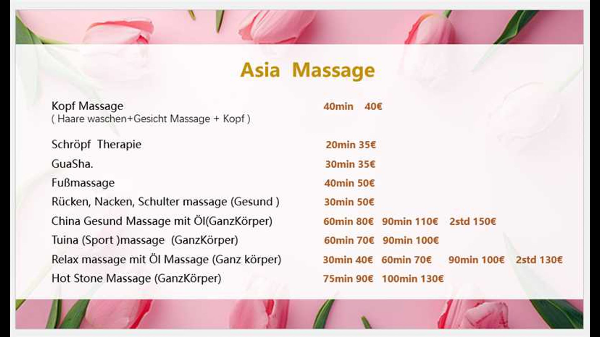 Video - Galerie | Asia Massage