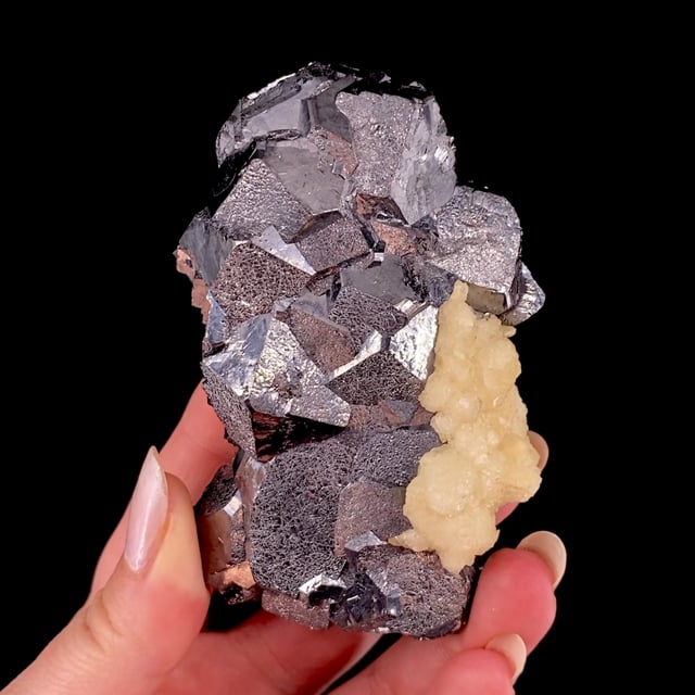 Galena with Calcite (classic locality)