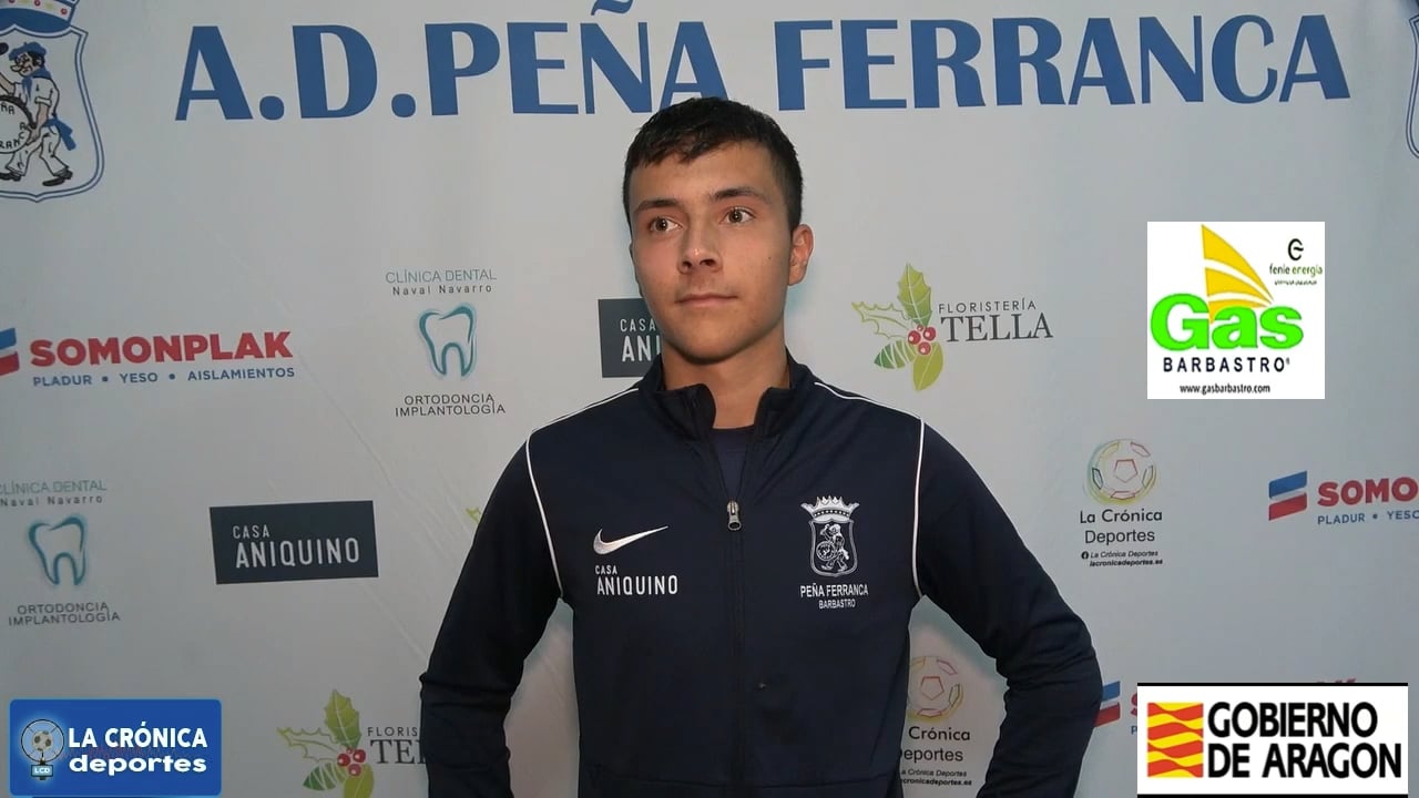 HUGO FERNÁDEZ (Jugador Ferranca) Peña Ferranca Tella 7-1 CF Jacetano / Jor. 7 - Preferente Gr 1