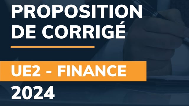 Proposition de corrigé de l'examen 2024