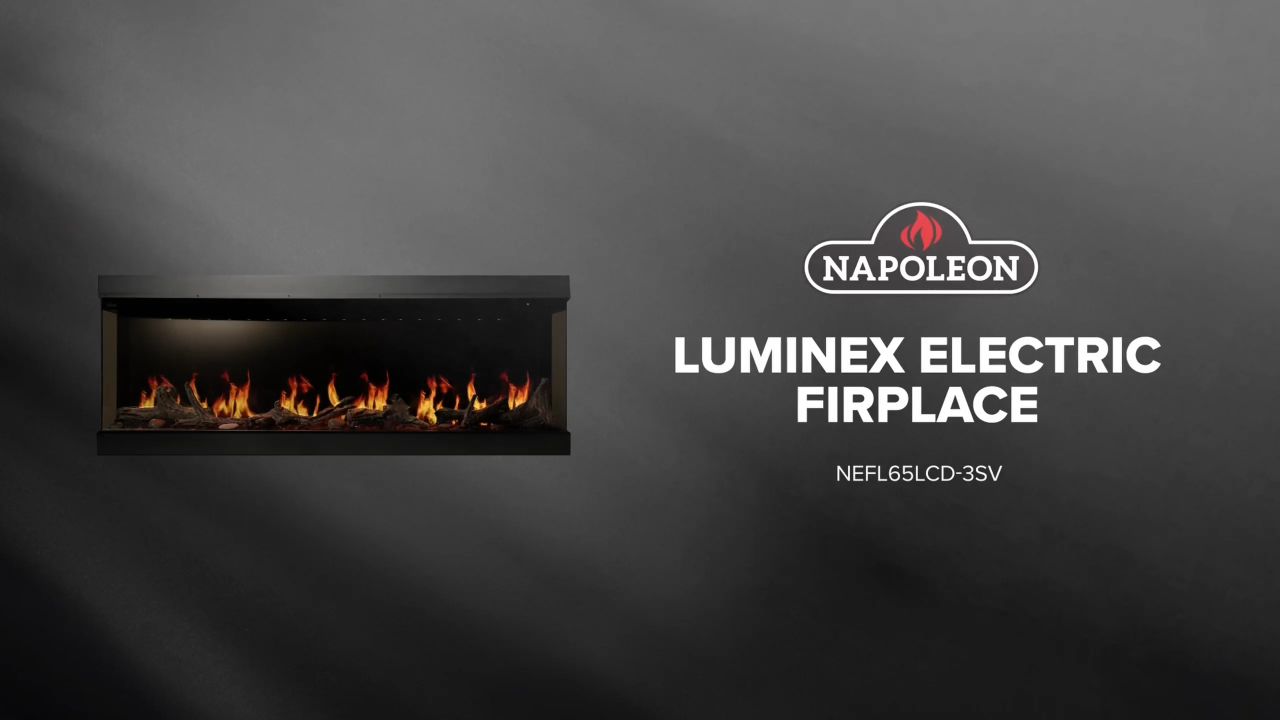 Napoleon Luminex 65 inch LCD Virtual Smart Multi-Sided Built In