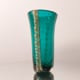 EVERGREEN  Vaso in Vetro di Murano Verde Oro Fatto a Mano Video
