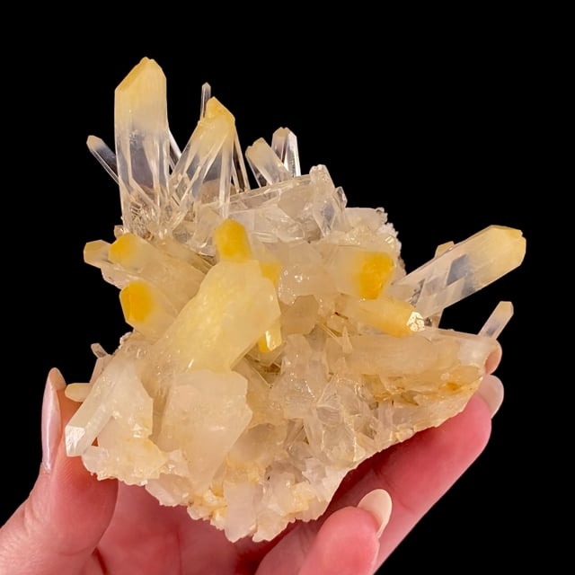 Quartz (''Mango'' Quartz) with Halloysite inclusions