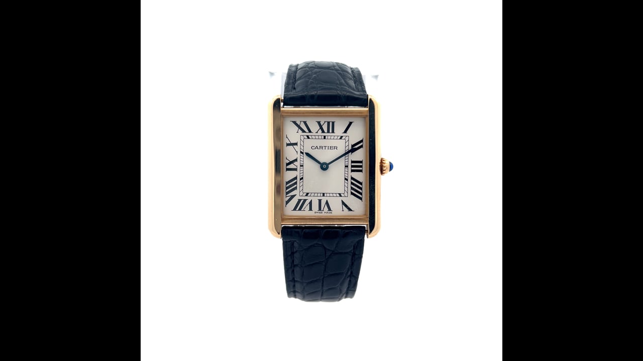Cartier Tank Solo Large in 18k Yellow Gold – Filigree Jewelers