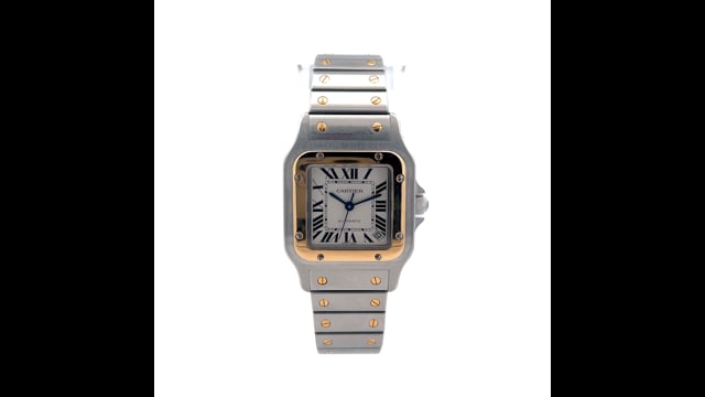 Cartier　SecondBAG　VINTAGE MEN Man's Cartier Tank Louis ref 2414 Sterling Silver Quartz