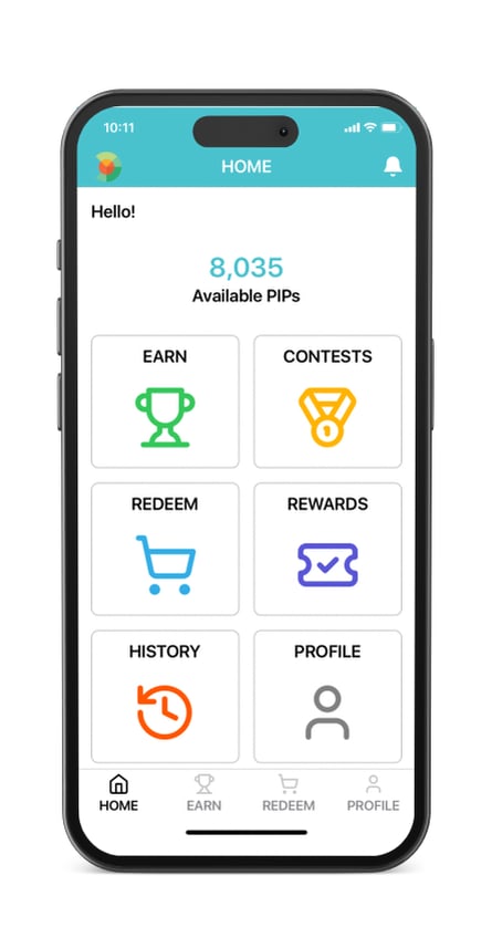 Pips Rewards App Demo