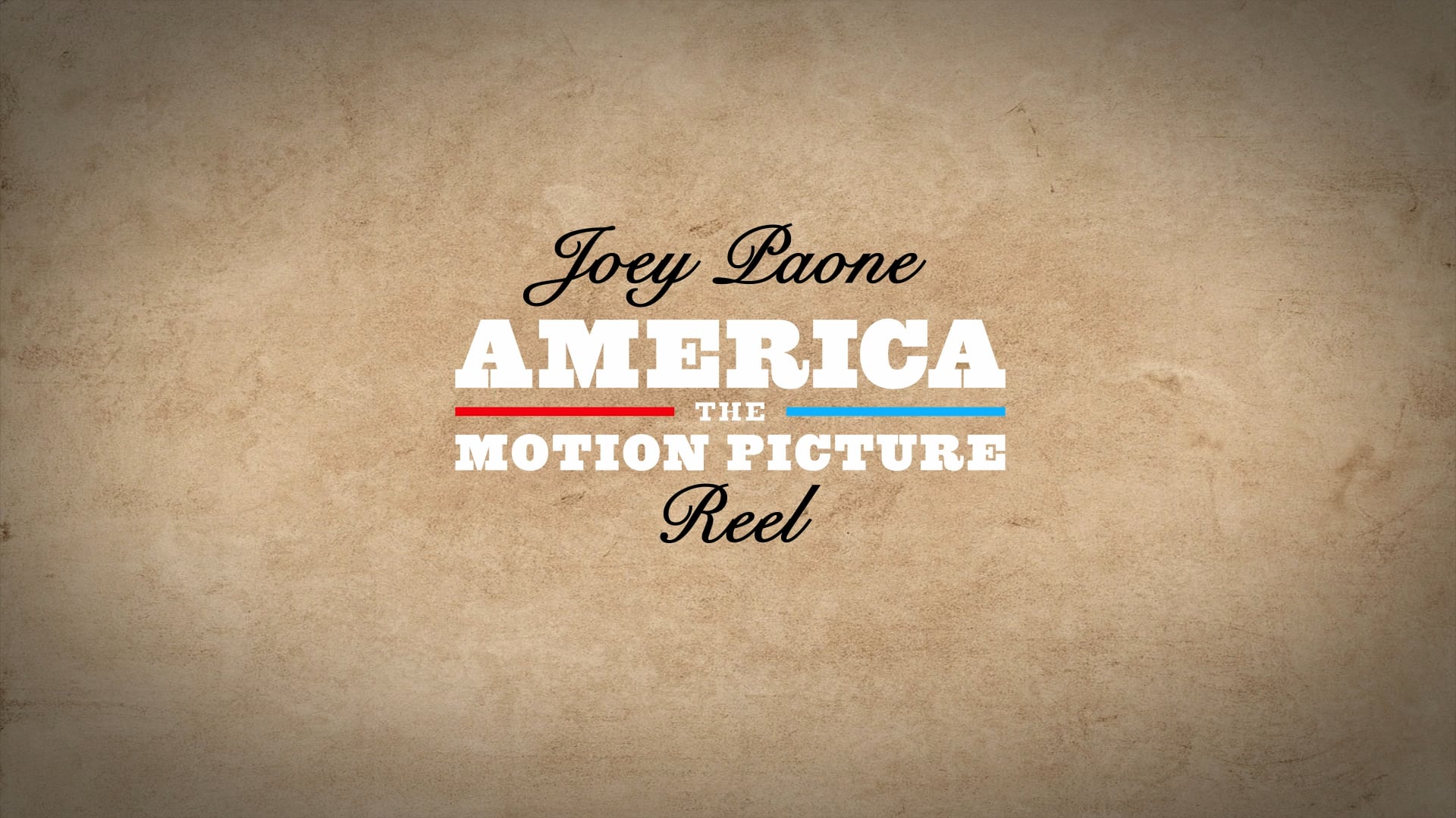 America: The Motion Picture_Reel
