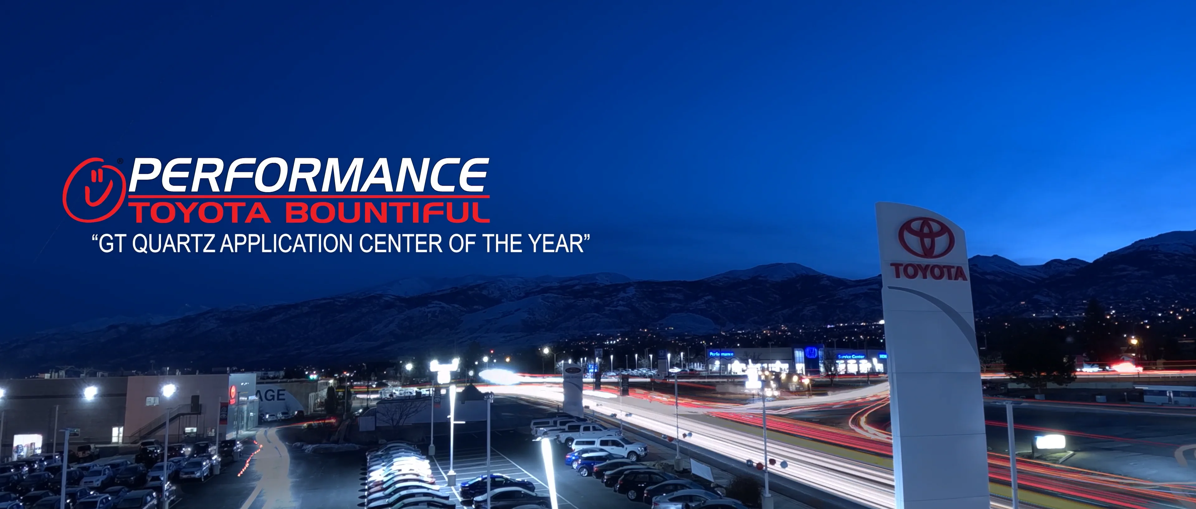 PERFORMANCE BOUNTIFUL TOYOTA - GT QUARTZ Testimonial