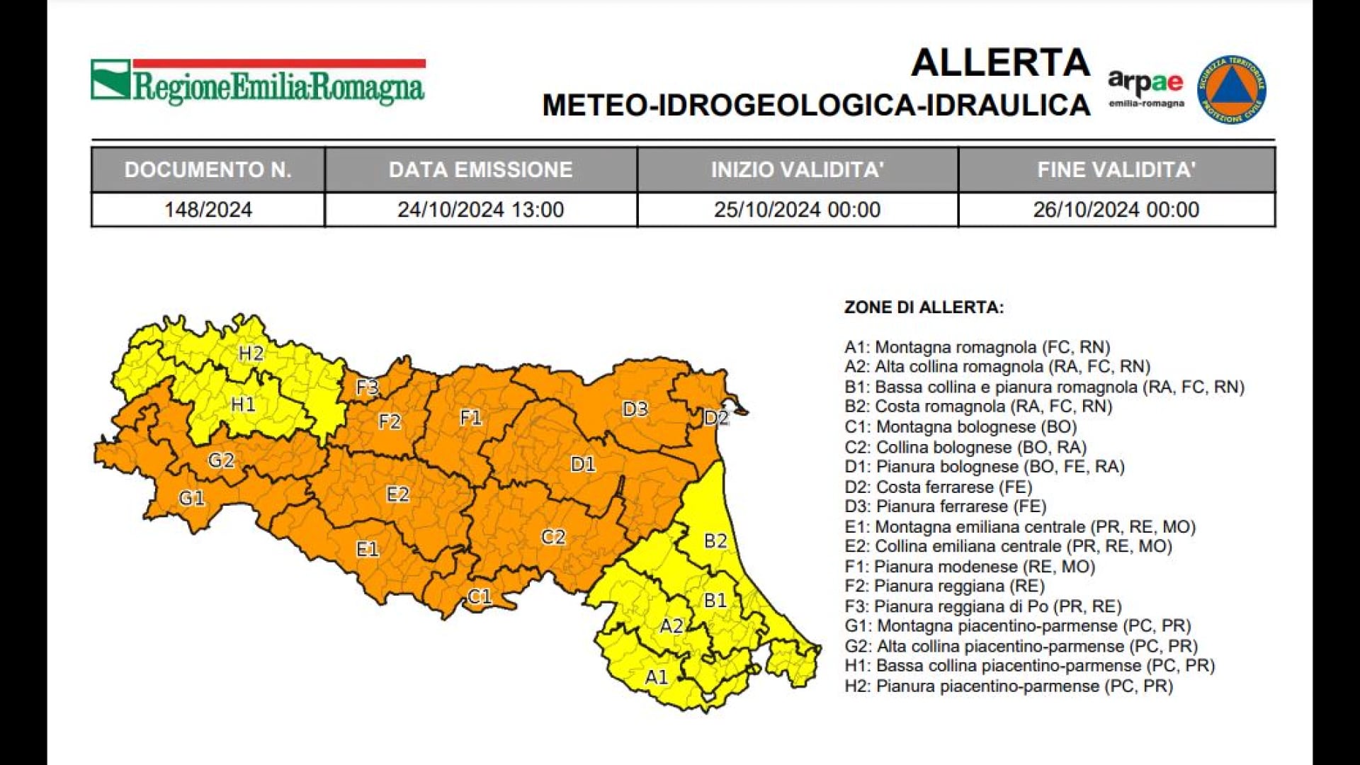 Nuova allerta arancione, venerdì scuole chiuse a Bologna e San Lazzaro