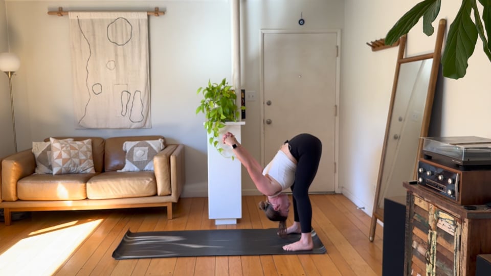 Wind Down & Let Go, a 20-minute evening yoga class with Haley Havelock