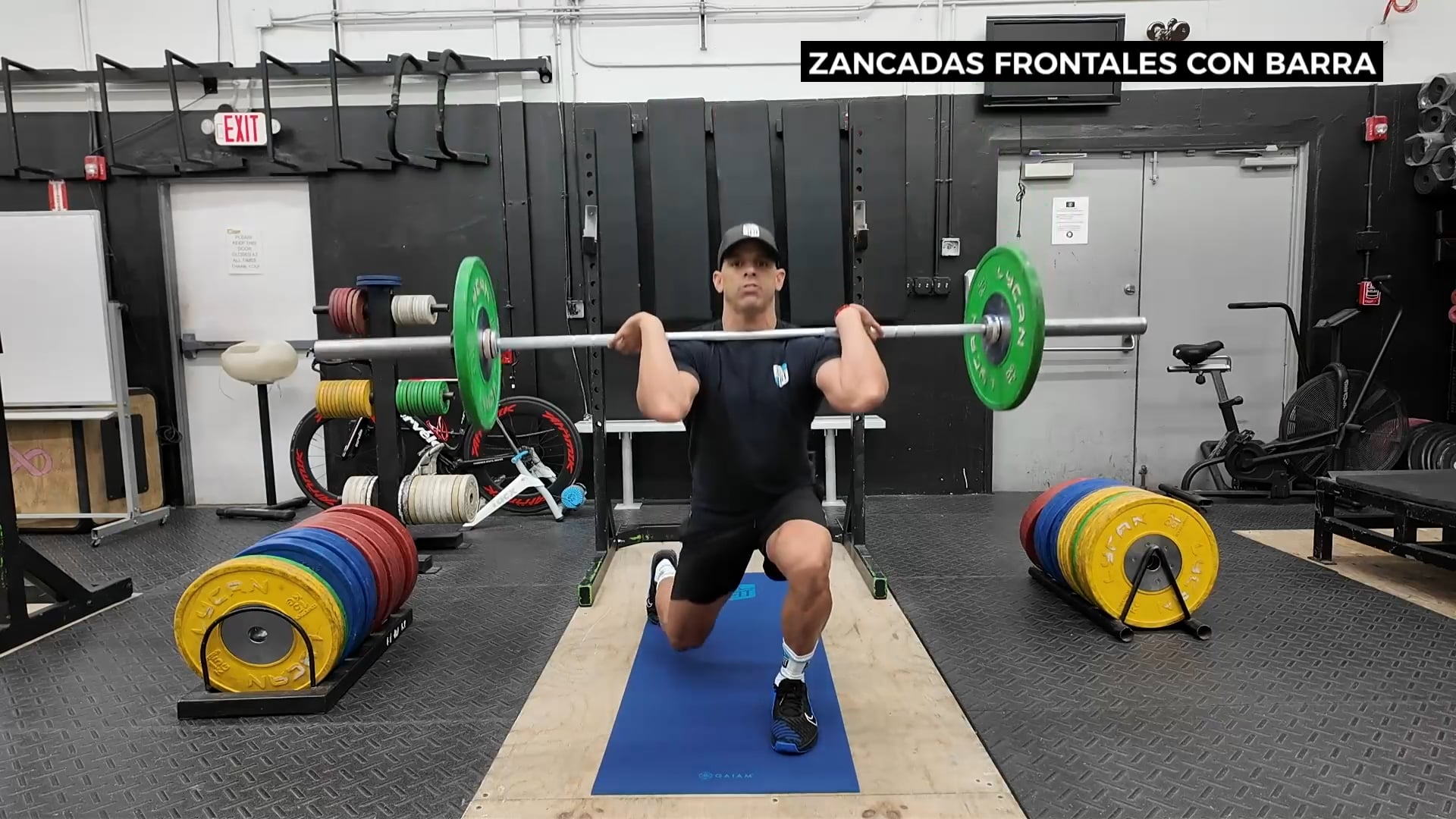 ZANCADAS FRONTALES CON BARRA