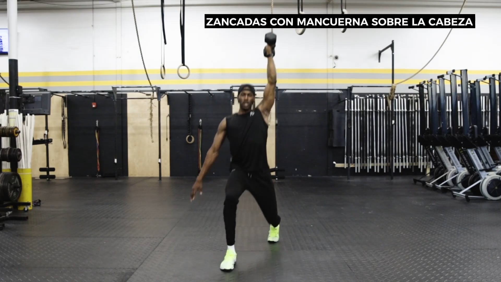 ZANCADAS CCON MANCUERNA SOBRE LA CABEZA