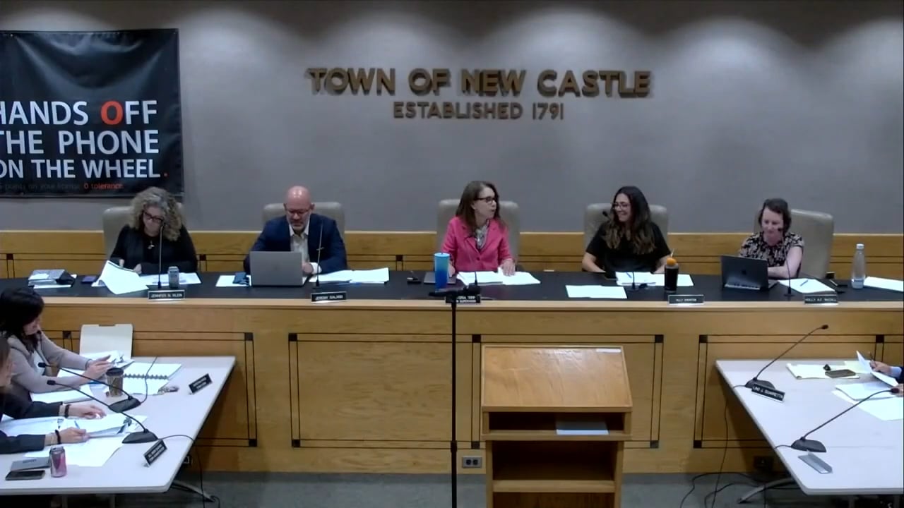 Town Board of New Castle Work Session & Meeting 10/22/24