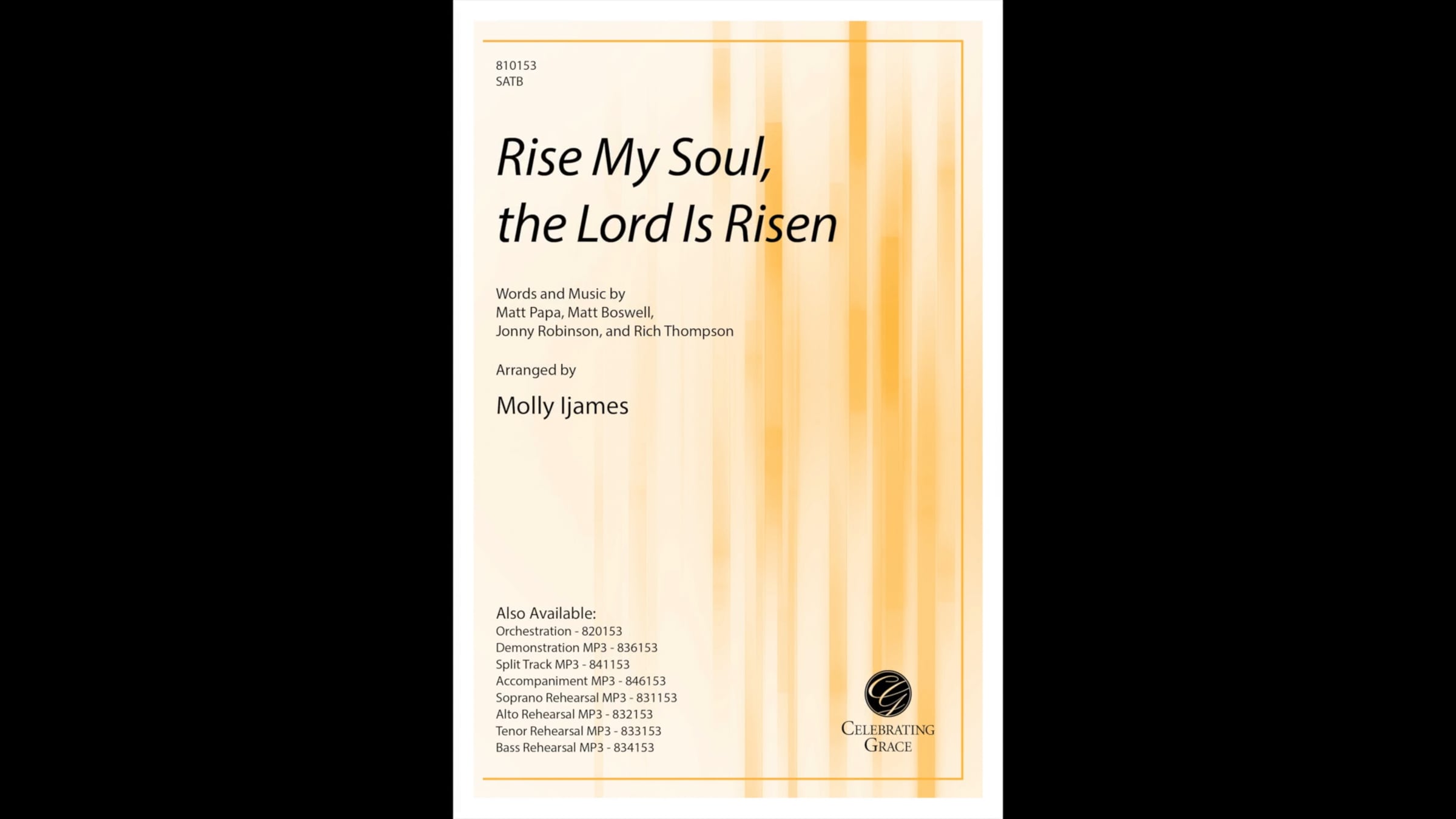 “Rise My Soul the Lord Is Risen” from Celebrating Grace | Videos ...