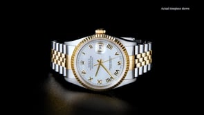 Pre-Owned Rolex Datejust Mens 36mm Automatic Stainless Steel and 18kt Yellow Gold Watch
