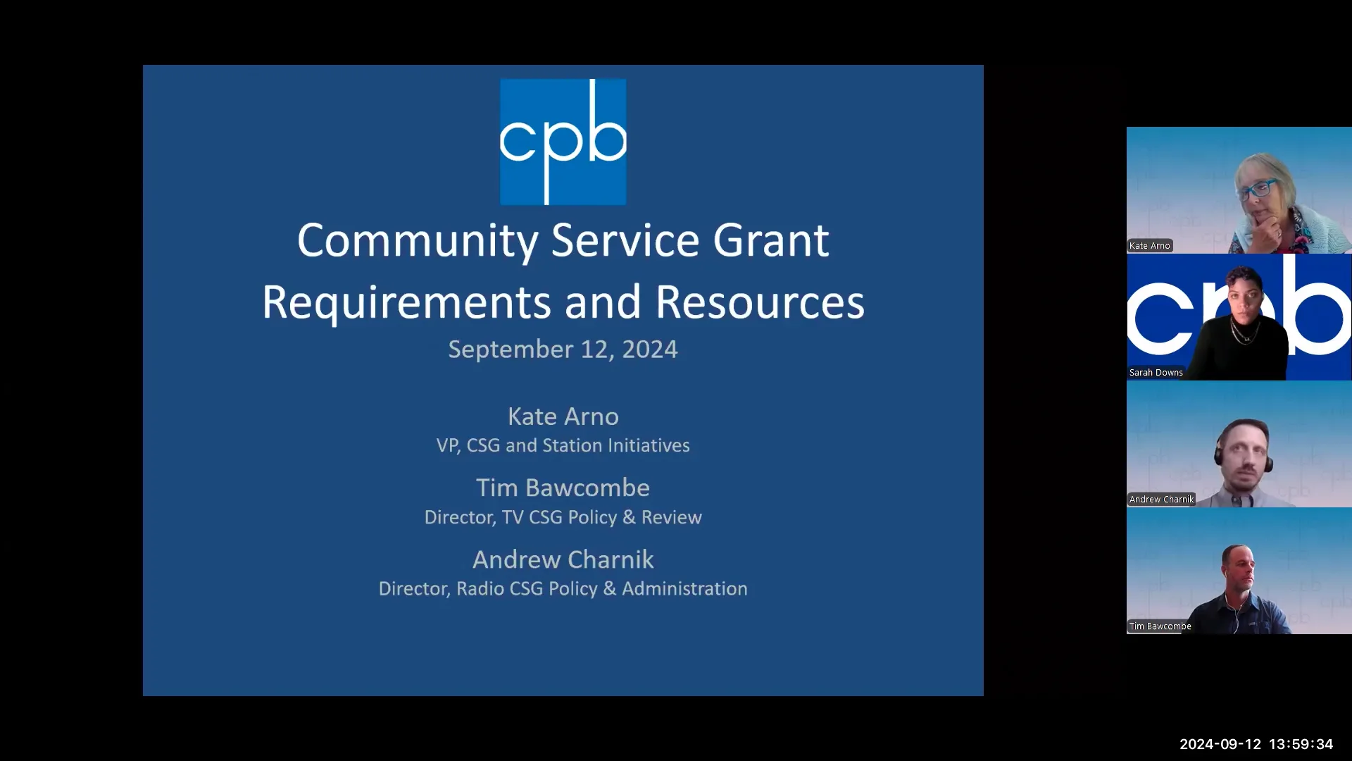 CSG and ISIS Training Opportunities | CPB
