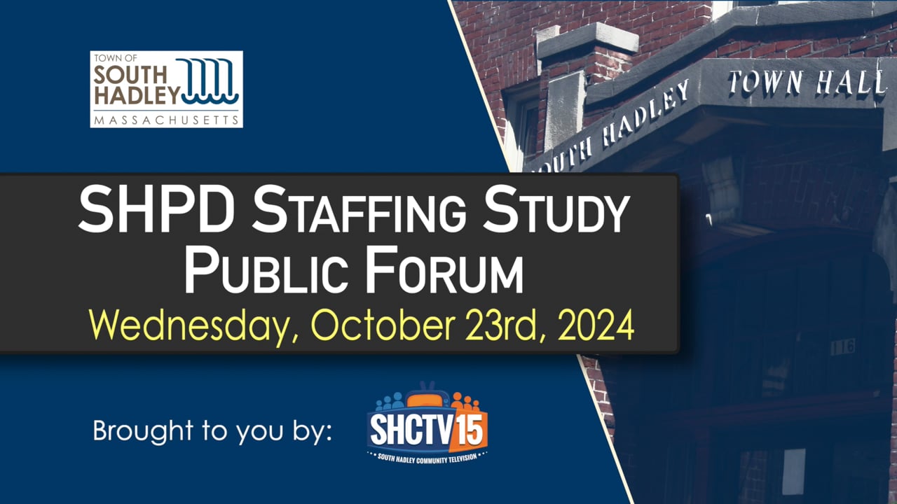 SHPD Staffing Study Forum: 10/23/2024