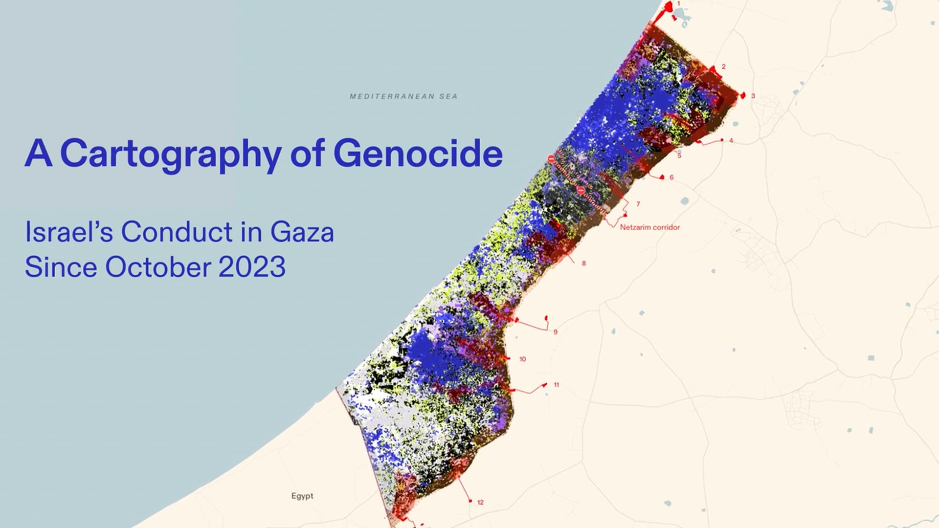 Play Video: A Cartography of Genocide: Israel's Conduct in Gaza since October 2023