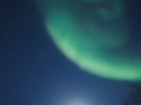 Moonlight timelapse and realtime auroras over Bodø