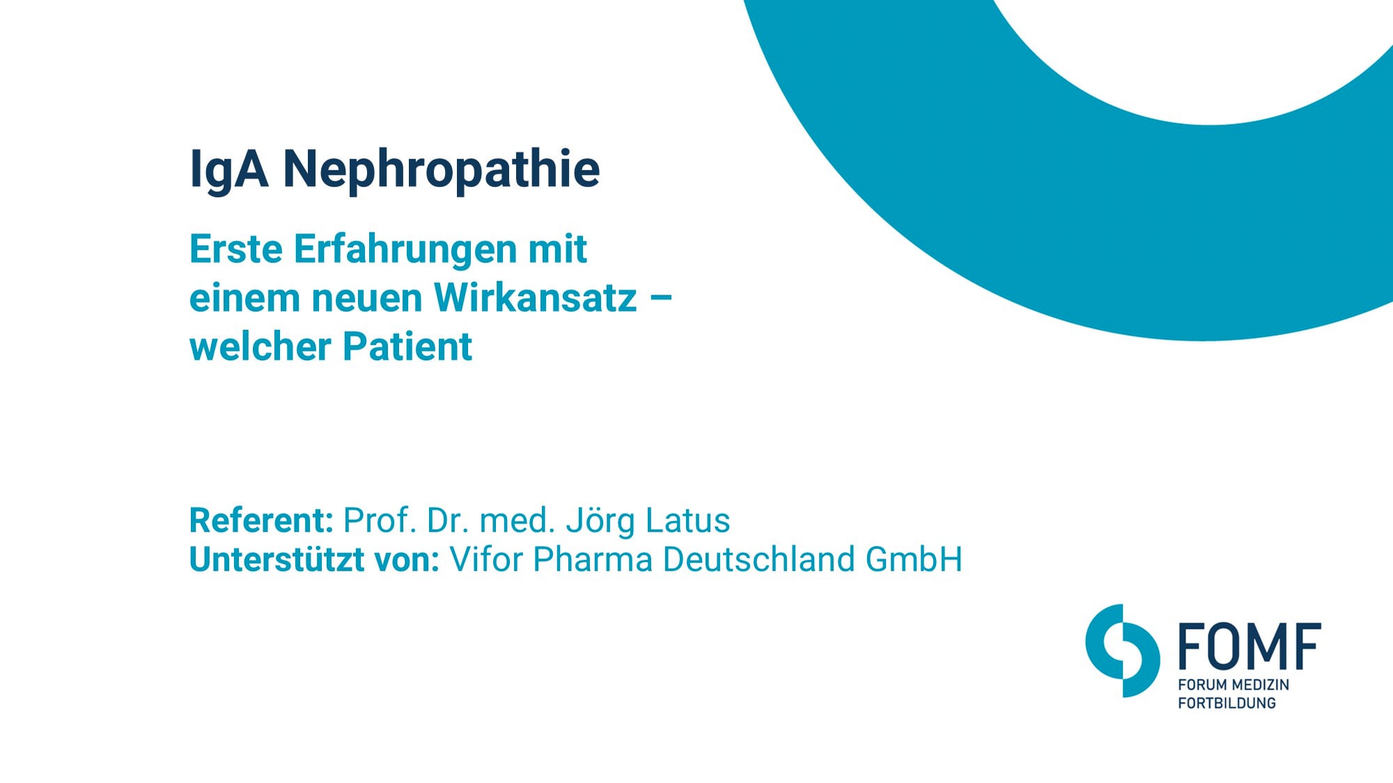 IgA Nephropathie: Erste Erfahrungen mit einem neuen Wirkansatz – welcher Patient