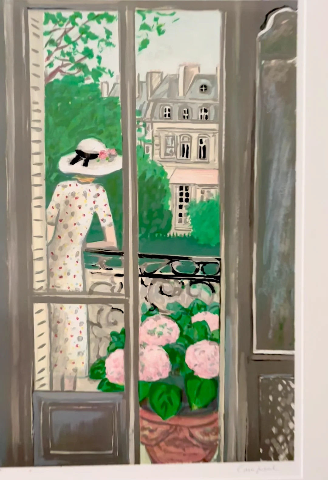 他の方発送×Jean-Pierre CASSIGNEUL 女性の横顔 Jean-Pierre Cassigneul | Femme sur le Balcon (1989) | Artsy