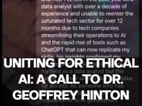 Uniting for Ethical AI: A Call to Dr. Geoffrey Hinton for Mentorship and Action on Regulation