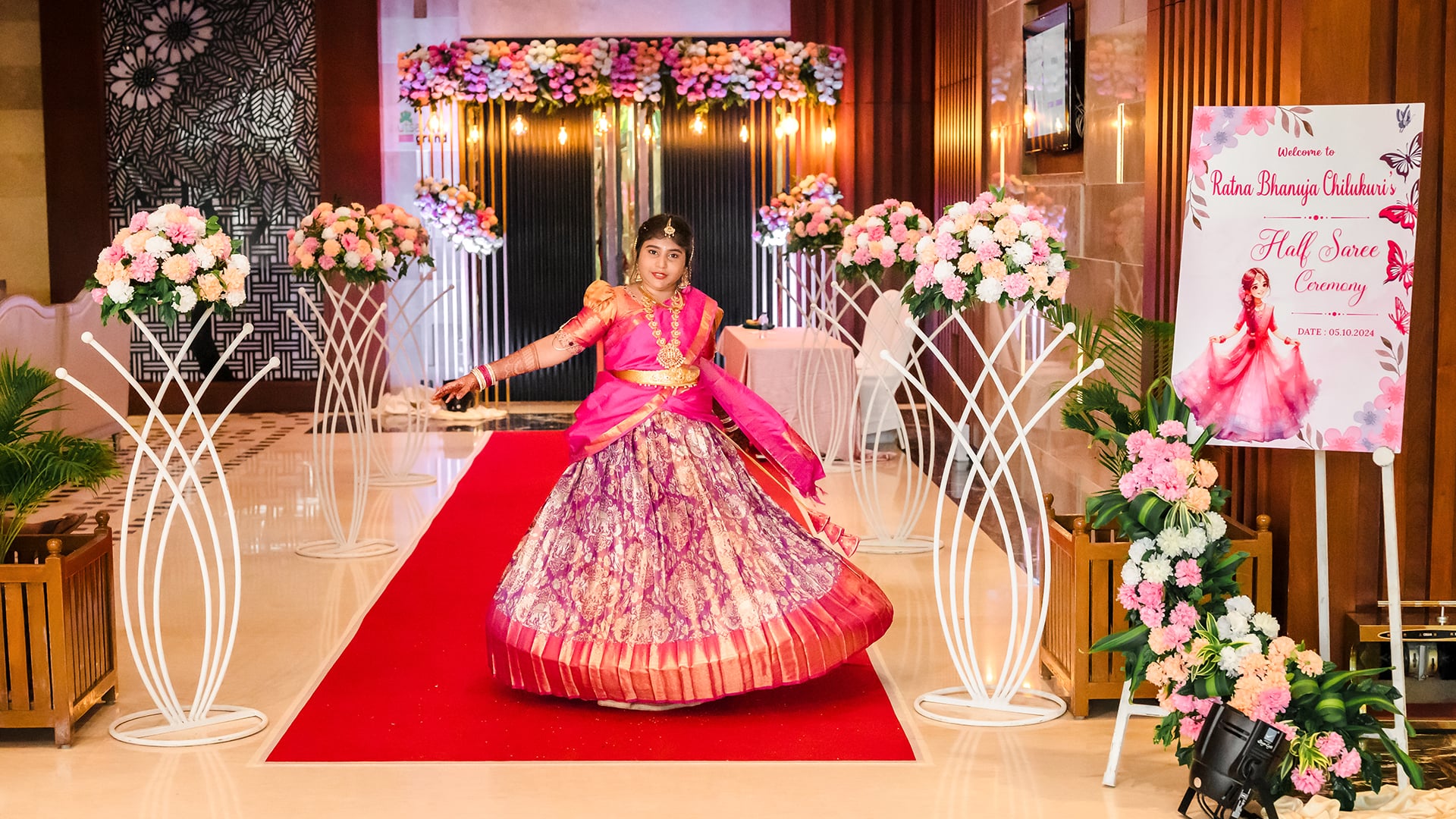 Ratna Bhanuja - Half Sari Function