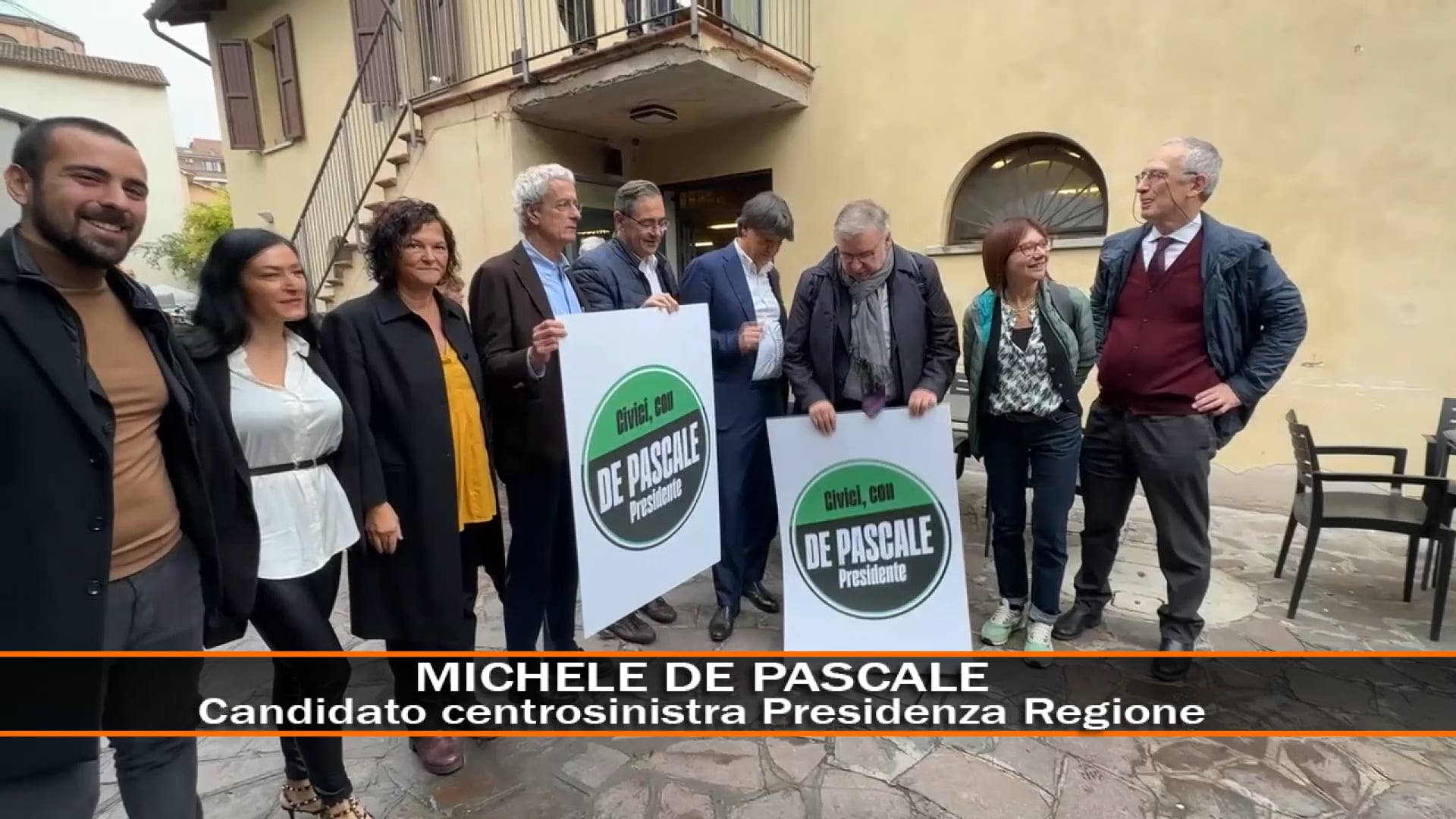 De Pascale presenta la sua lista civica