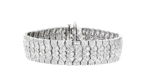5.00 ct. t.w. Diamond Vintage-Style Bracelet in Sterling Silver