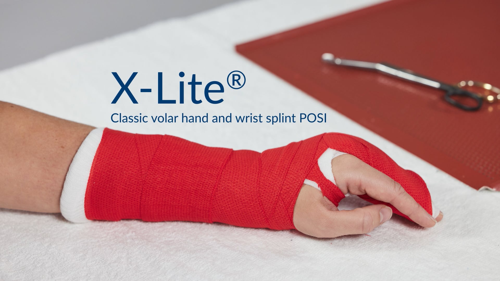 X-Lite® Classic: Volar hand and wrist splint POSI