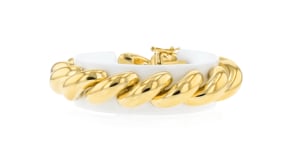 Italian 18kt Gold Over Sterling Large San Marco Bracelet