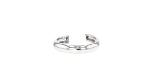 14kt White Gold Polished Single Ear Cuff